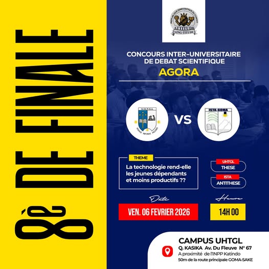 Victoire de l’UHTGL face à l’ISTA Goma au Match de Débat Interuniversitaire